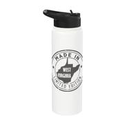 Vintage Made US West Virginia State, édition limitée US Pride Stainless Steel Insulated Water Bottle