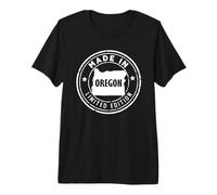 Vintage Made USA Oregon Edition limitée US State Pride T-Shirt Haut de Gamme