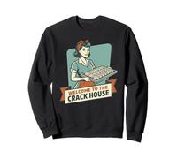 Vintage Mahjong Bienvenue à la soirée de Jeux Crack House Sweatshirt