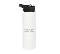 Vintage Make My Back Great Again Funny Surgery Recovery Stainless Steel Insulated Water Bottle