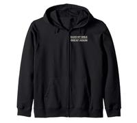 Vintage Make My Smile Great Again Silly Humour Slogan drôle Sweat à Capuche