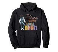 Vintage Mama Mommy Mom Bruh Funny Mothers Day for Black Mom Sweat à Capuche