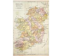 Vintage Map of Ireland Journal