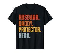 Vintage Mari Papa Protecteur Hero Vintage Design Coloré Tee T-Shirt