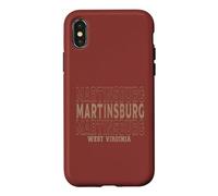 Vintage Martinsburg, Virginie-Occidentale Coque pour iPhone X/XS