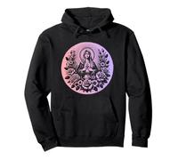 Vintage Mary Prayer Ombre Rose & Violet Femmes Filles Catholique Sweat à Capuche