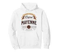 Vintage Mayenne Département France Sweat à Capuche
