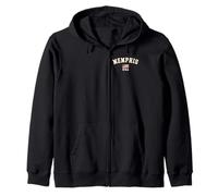 Vintage Memphis Drapeau américain Tennessee Souvenir Rétro Sweat à Capuche