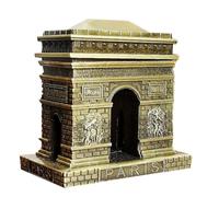 Vintage Métal 3D Arc De Triomphe en Métal Statue Artificielle De Renommée Mondiale De Construction De Bureau Décor De Collection Figurine Souvenir Cadeaux Personnalisés