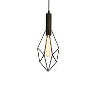Vintage Metal Pendant Lights Metal Cage Industrial Hanging Light Single Head Scandinavian Chandelier Rustic Living Room Suspensiom Lamp for Kitchen Island Restaurants Shop Bedside Teahouse