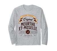 Vintage Meurthe-et-Moselle Département France Manche Longue