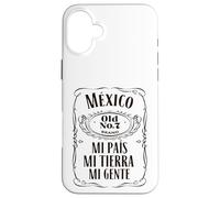 Vintage Mexico Old Mi Pais Mi Tierra Mi Gente, Mexican Pride Coque pour iPhone 16 Plus