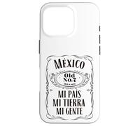 Vintage Mexico Old Mi Pais Mi Tierra Mi Gente, Mexican Pride Coque pour iPhone 16 Pro