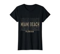 Vintage Miami Beach Floride T-Shirt Graphique avec Valeur