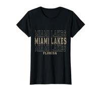 Vintage Miami Lakes Floride T-Shirt Graphique avec Valeur