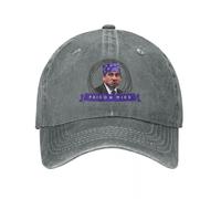 Vintage Michael Scott Prison Mike Casquettes de Baseball Unisexe Coton en détresse Usure de la têteMike The Office TV Outdoor Summer Hats Cap