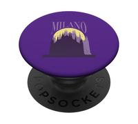 Vintage Milan Cathédrale Italie Architecture Tourisme Monument PopSockets PopGrip Adhésif