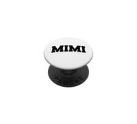 Vintage Mimi Distressed Bold Identity Classic PopSockets PopGrip Adhésif