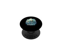 Vintage Minneapolis Minnesota Sunset Skyline Cityscape Retro PopSockets PopGrip Adhésif