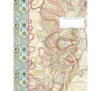 Vintage Mississippi River Map Notebook: Meander Belt Topography: College-Ruled Composition Book Featuring Antique Topographic Map of the Mississippi ... for Students, Writers & Map Enthusiasts