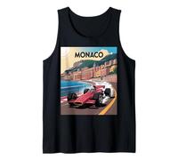 Vintage Monaco 1937 Classic Race Car Men Lover Racing Design Débardeur
