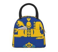 Vintage Mongolia Emblème National Grande Sac Isotherme Repas Boîte À Déjeuner Glacière Enfants Réutilisable Tote Unisexe Bandoulière Isolée Pique-Nique Travail École Camping