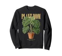 Vintage Monstera Deliciosa Plante Maman Nature Flora Jardinier Sweatshirt