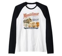 Vintage Montelimar France Nougat Capitale Rétro Voyage Manche Raglan