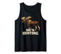 Vintage Moose Hunting Heritage Retro Wilderness Il Chasse Débardeur