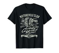 Vintage Moto American Indian Biker Patriotique Rétro T-Shirt