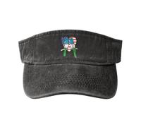 Vintage Motorcycle Cap Un Perroquet Ouzbek Aime Le Cœur De L'Amérique Casquette De Chasse Mode Visière Cap pour Faire De La Pêche, Voyages, Femme