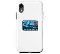 Vintage Mount Saint Helens Washington Retro Style Volcano Coque pour iPhone XR