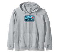Vintage Mount Saint Helens Washington Retro Style Volcano Sweat à Capuche