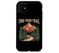 Vintage Mountain Trail Adventure - Trouvez Votre Chemin Coque pour iPhone 11