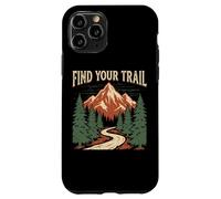 Vintage Mountain Trail Adventure - Trouvez Votre Chemin Coque pour iPhone 11 Pro
