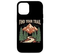 Vintage Mountain Trail Adventure - Trouvez Votre Chemin Coque pour iPhone 12/12 Pro