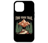 Vintage Mountain Trail Adventure - Trouvez Votre Chemin Coque pour iPhone 12 Pro Max