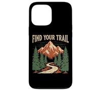 Vintage Mountain Trail Adventure - Trouvez Votre Chemin Coque pour iPhone 13 Pro Max