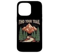 Vintage Mountain Trail Adventure - Trouvez Votre Chemin Coque pour iPhone 14 Pro Max