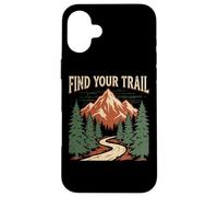 Vintage Mountain Trail Adventure - Trouvez Votre Chemin Coque pour iPhone 16 Plus