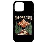 Vintage Mountain Trail Adventure - Trouvez Votre Chemin Coque pour iPhone 16 Pro Max