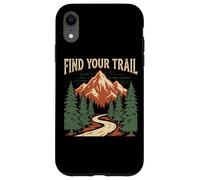 Vintage Mountain Trail Adventure - Trouvez Votre Chemin Coque pour iPhone XR