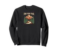 Vintage Mountain Trail Adventure - Trouvez Votre Chemin Sweatshirt