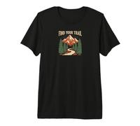 Vintage Mountain Trail Adventure - Trouvez Votre Chemin T-Shirt Haut de Gamme