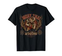 Vintage Muay Thai Chaiya Boxe Thaï Combattant Elephant T-Shirt