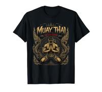 Vintage Muay Thai Invaincu Boxe Thaï Combattant T-Shirt