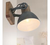 Vintage Mur Spot Chêne Gris Ess Chambre Lampe Spot Lampe Réglable