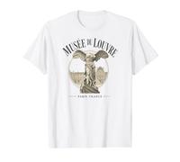 Vintage Musée du Louvre Victoire ailée de Samothrace T-Shirt Graphique avec Valeur, Homme, Blanc, S