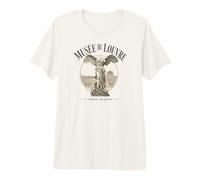 Vintage Musée du Louvre Victoire ailée de Samothrace T-Shirt Haut de Gamme