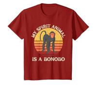 Vintage My Spirit Animal Is a Bonobo Lover Retro Bonobo T-Shirt